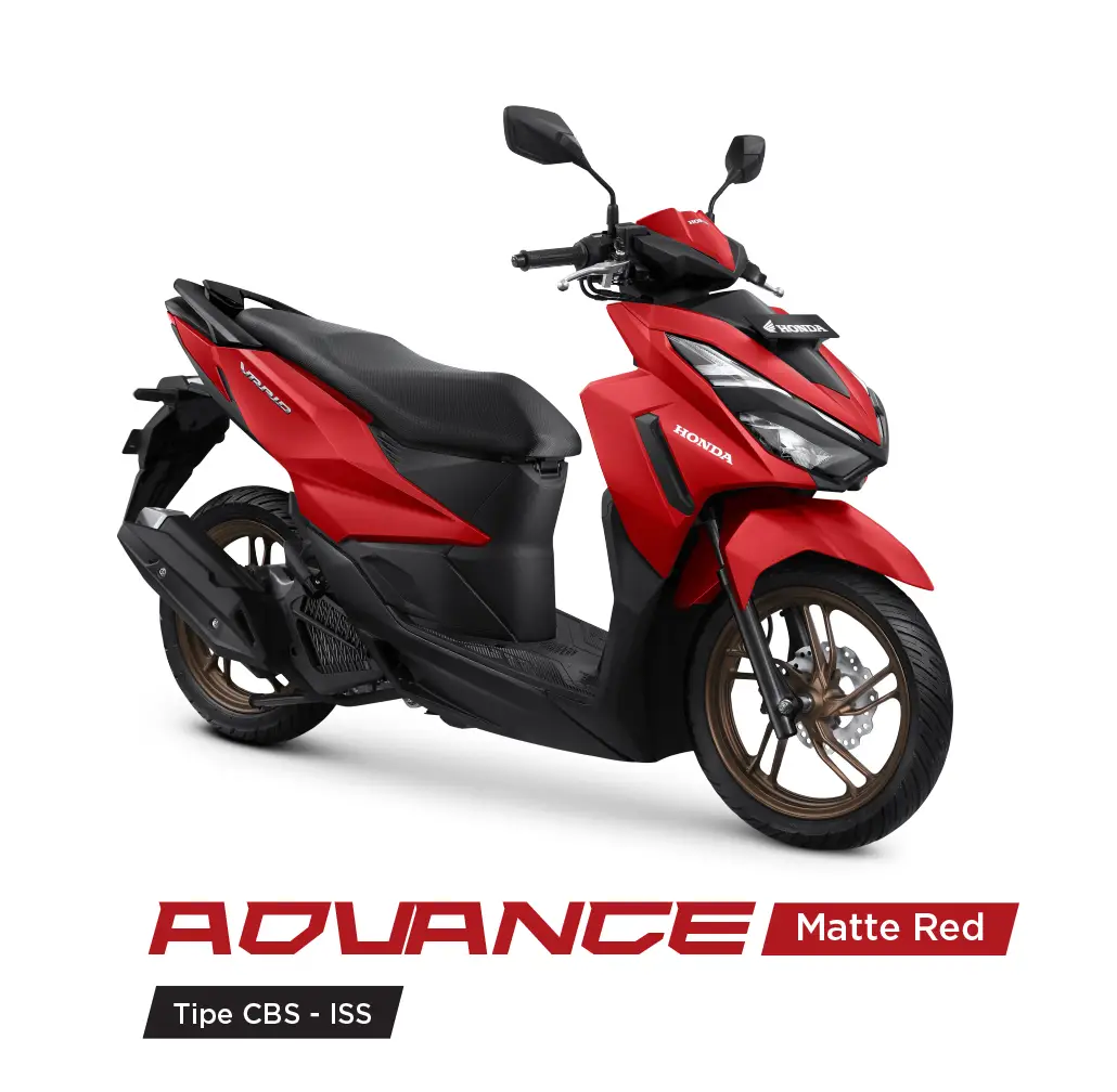 Vario 125 advance matte red