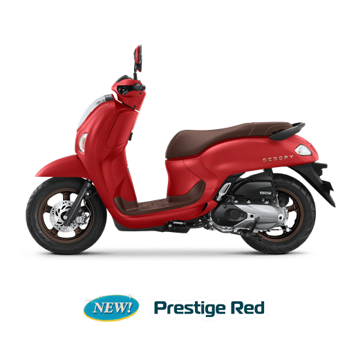 new scoopy prestige red