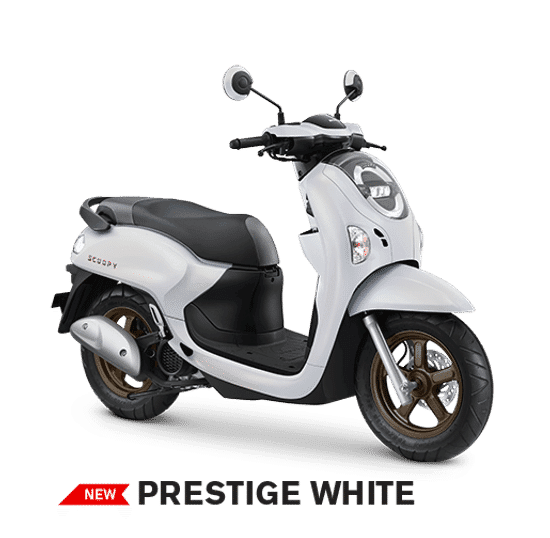 new scoopy prestige white