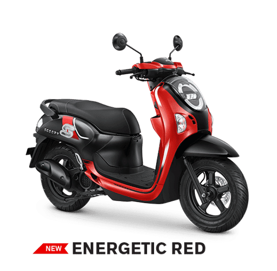 new scoopy sporty red