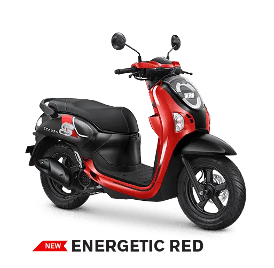 new scoopy sporty red