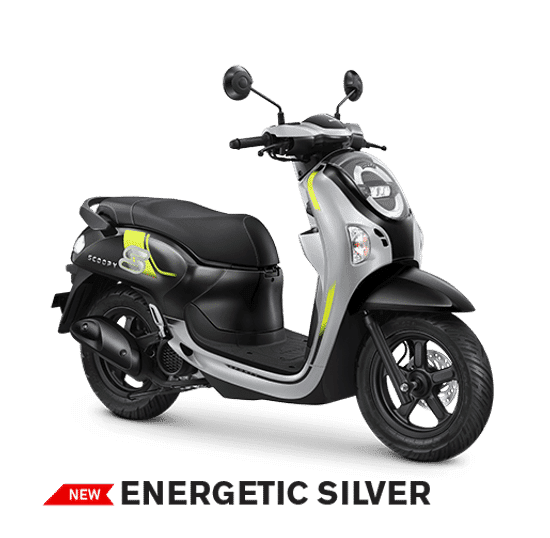 new scoopy sporty silver